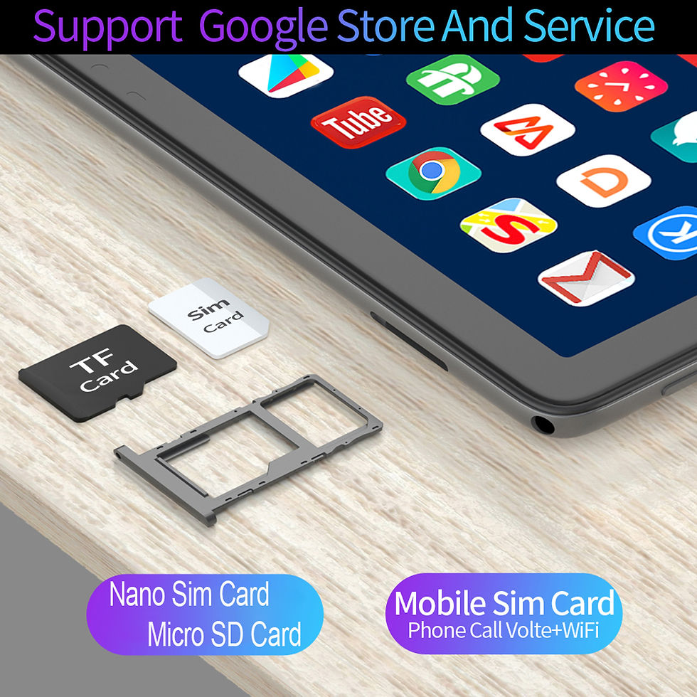 Thumbnail: New 10.1 Inch Android Tablet Pc Google Play Octa Core Dual Cameras Dual SIM 3G P