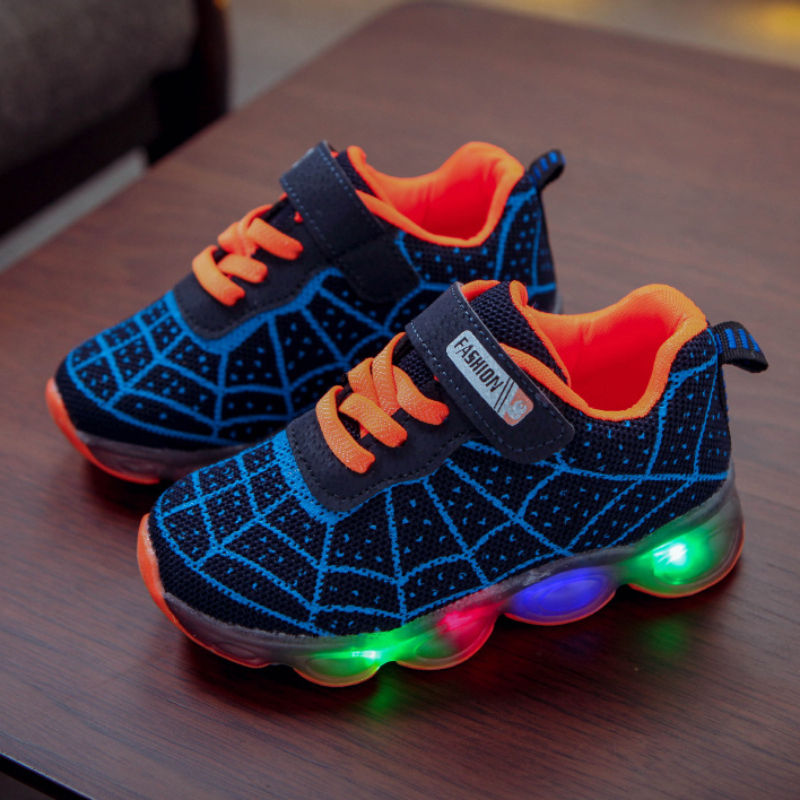 Thumbnail: Disney Children's Sneakers Spiderman Boys Casual Shoes Spring Summer New Mesh Br