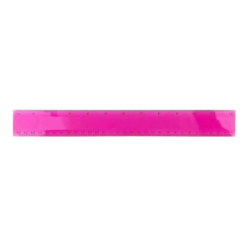 Thumbnail: Branded Plastic Ruler 30cm