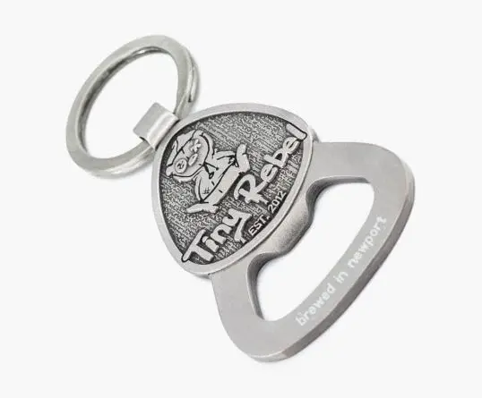 Thumbnail: Bespoke Metal Bottle Opener Keyring
