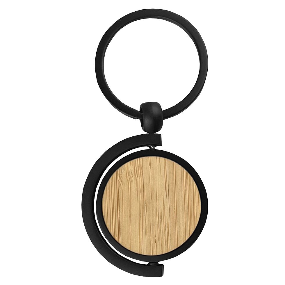 Thumbnail: Bamboo Spinner Key Ring