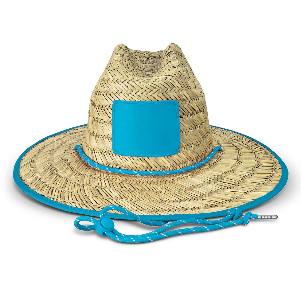 Thumbnail: Branded Wide Brim Straw Hat