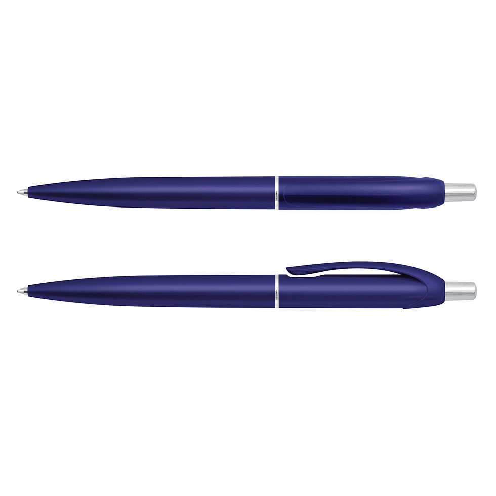 Thumbnail: Branded Retractable Gem Plastic Ballpen