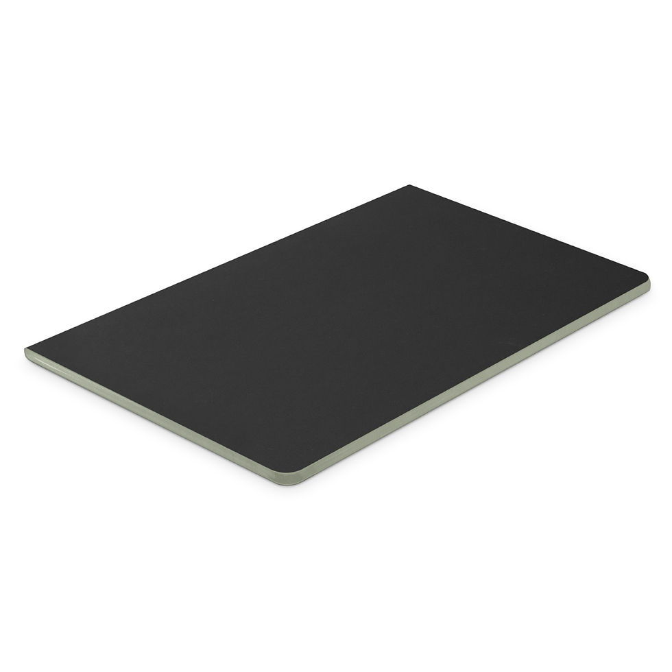 Thumbnail: Branded Medium Sized Notebook With Coloured Edges
