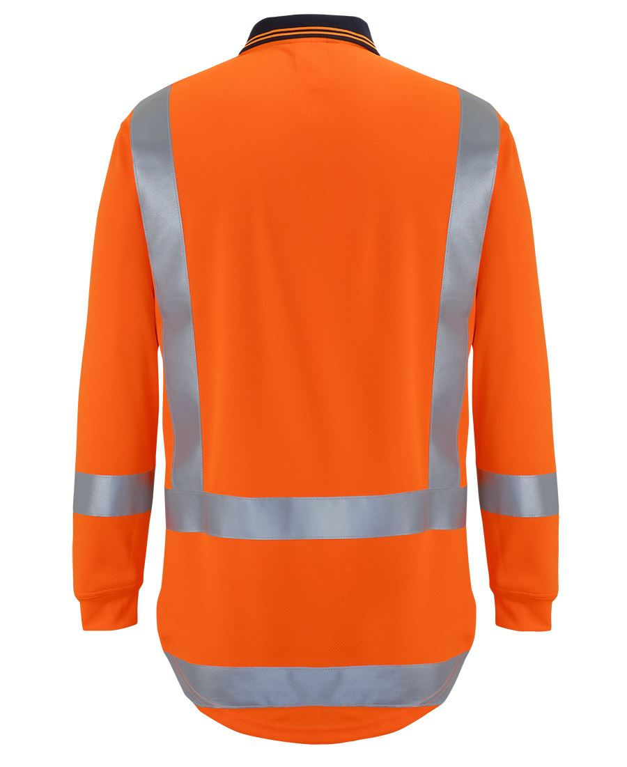 Thumbnail: Branded Hi Vis (D+N) L/S Non Cuff TTMC-W17 Traditional Polo