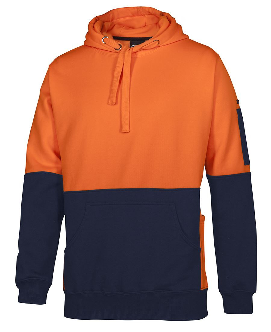 Thumbnail: Branded Hi Vis 330G Pull Over Hoodie
