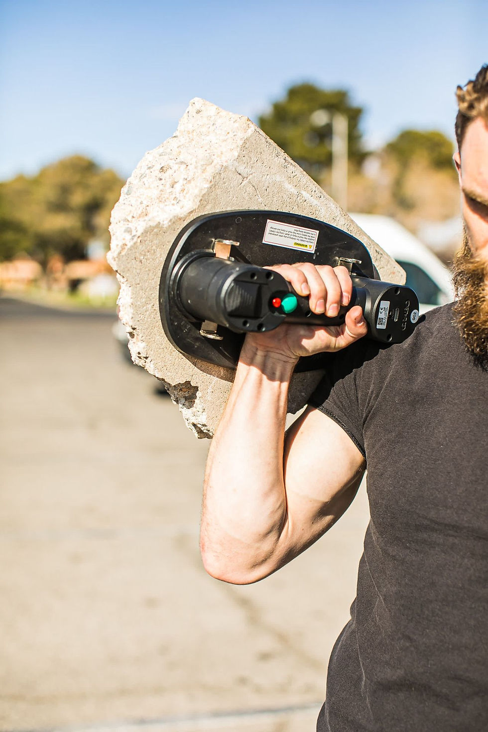 Thumbnail: Grabo RockSeal Attachment For Rough Materials