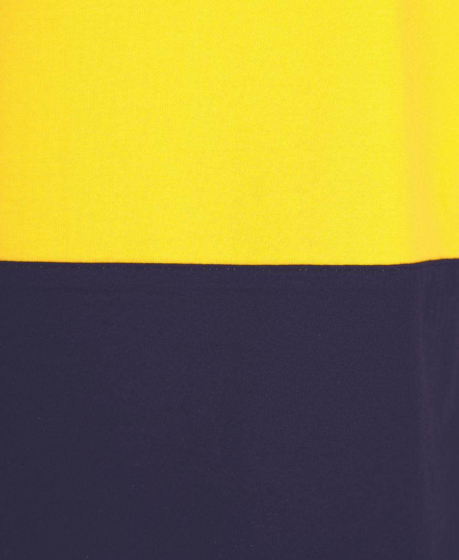 Thumbnail: Branded Short Sleeve Hi Vis Crew Neck Cotton T-Shirt