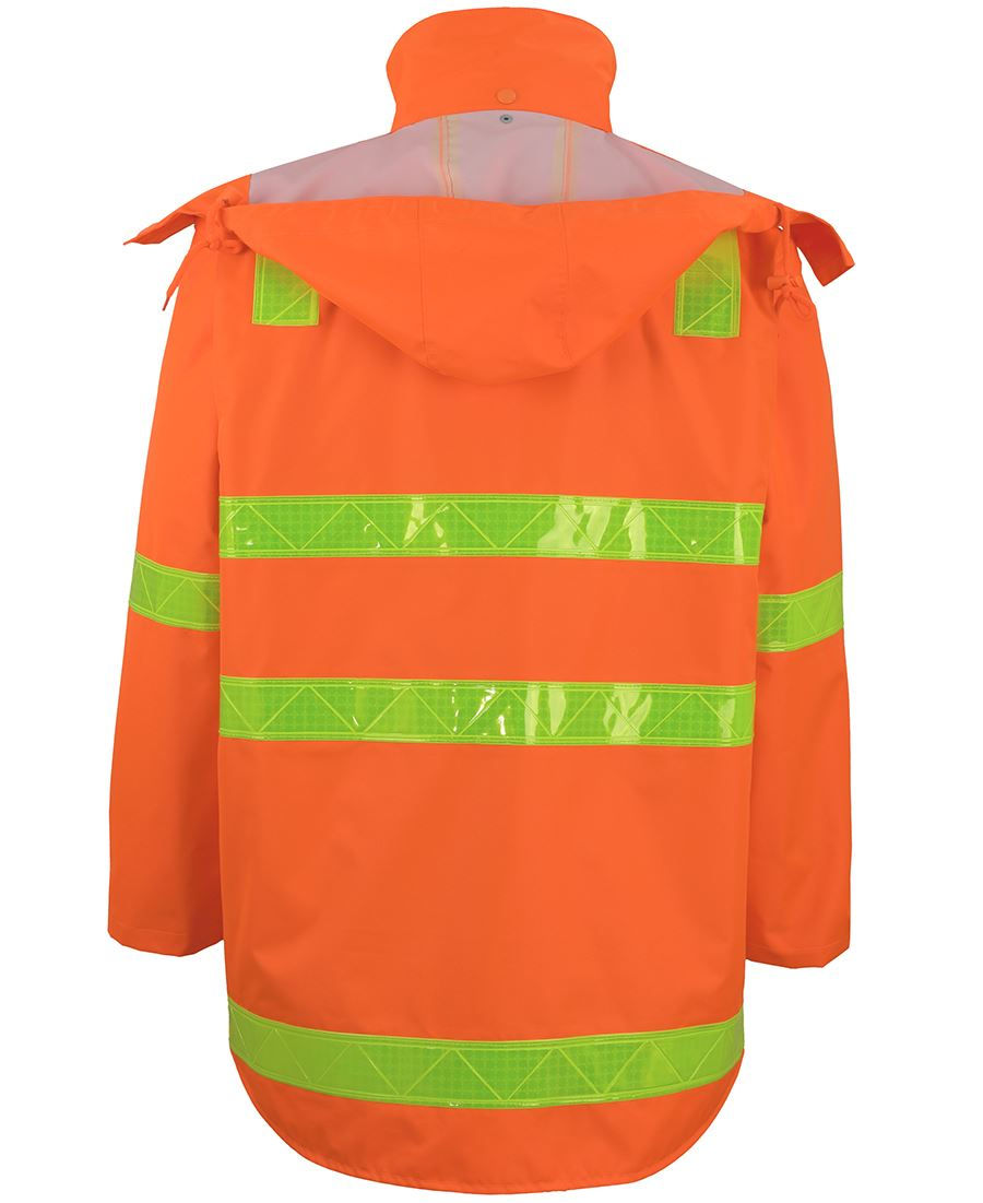 Thumbnail: Branded Hi Vis VIC Road (D+N) Zip Off Sleeve Longline Jacket