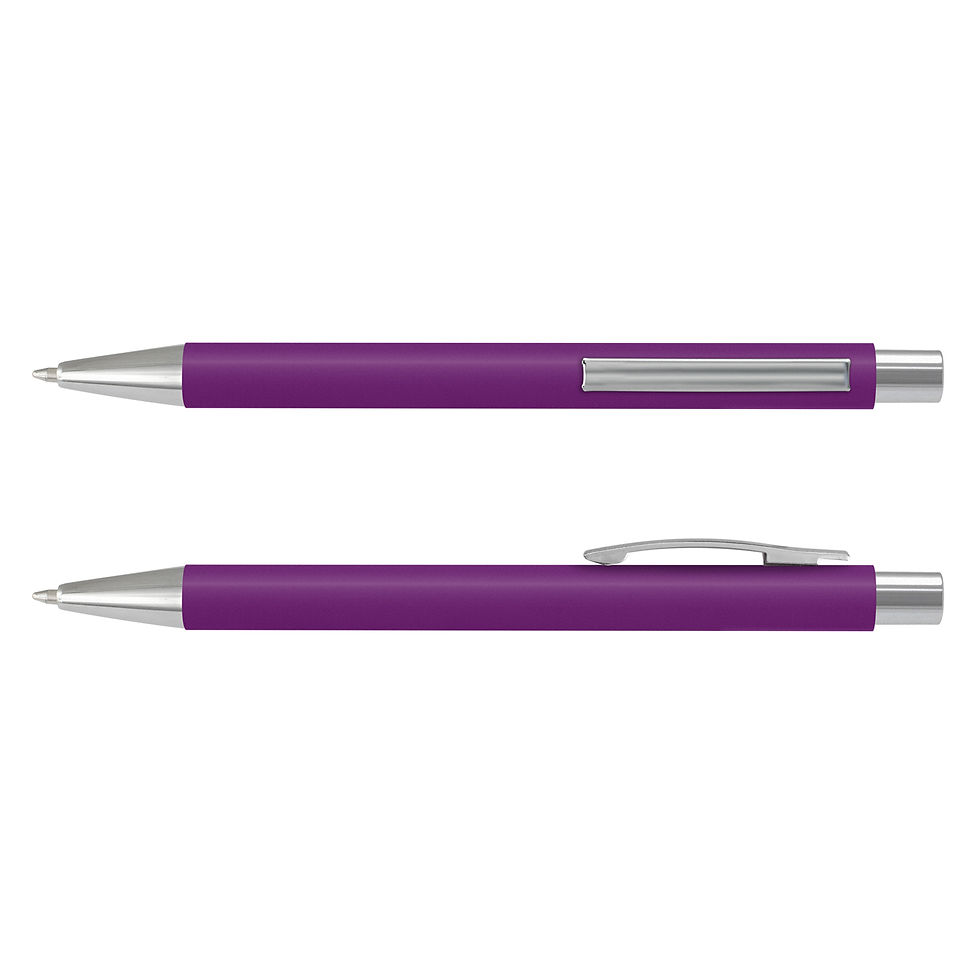 Thumbnail: Branded Retractable Lancer Soft Touch Ballpen