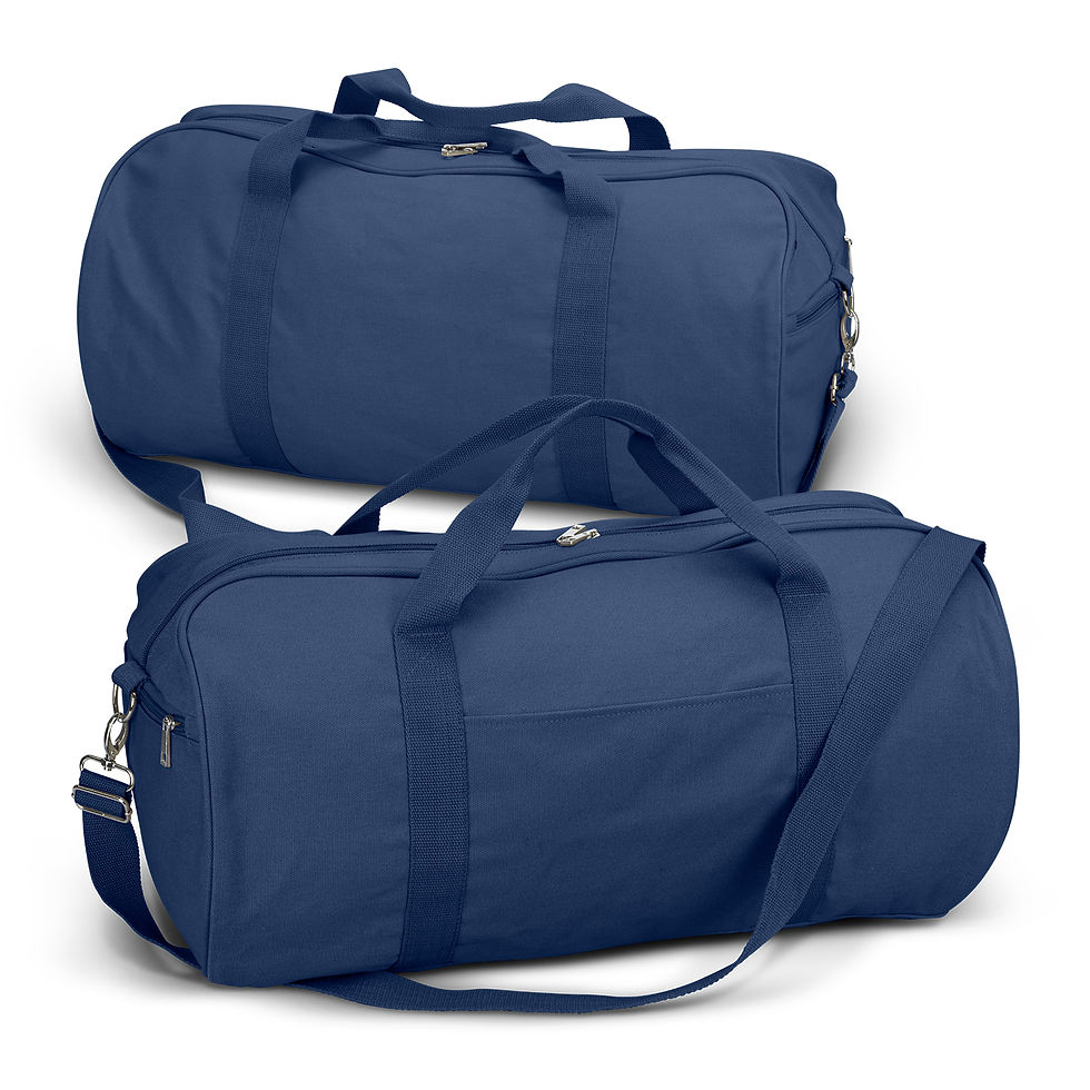Thumbnail: Branded Canvas Duffle Bag
