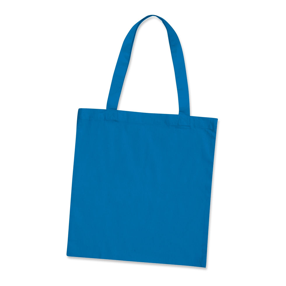 Thumbnail: Branded Coloured Cotton Tote Bag