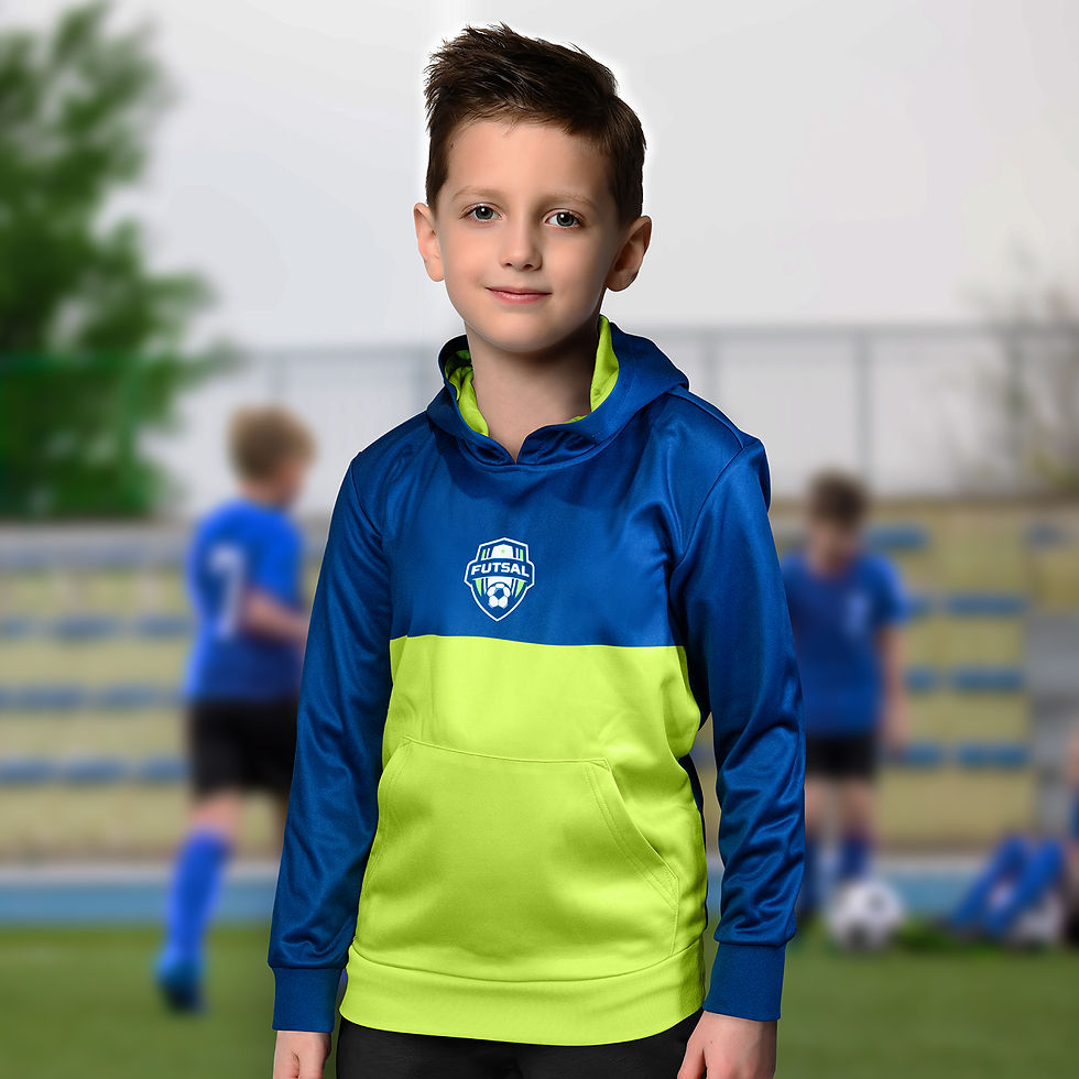 Thumbnail: ZERGO™ Custom Kids Unisex Sports Hoodie