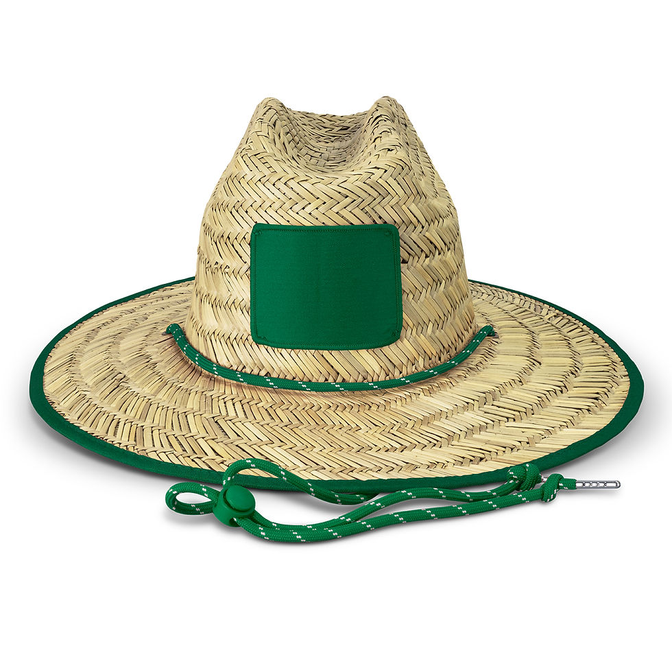 Thumbnail: Branded Wide Brim Straw Hat
