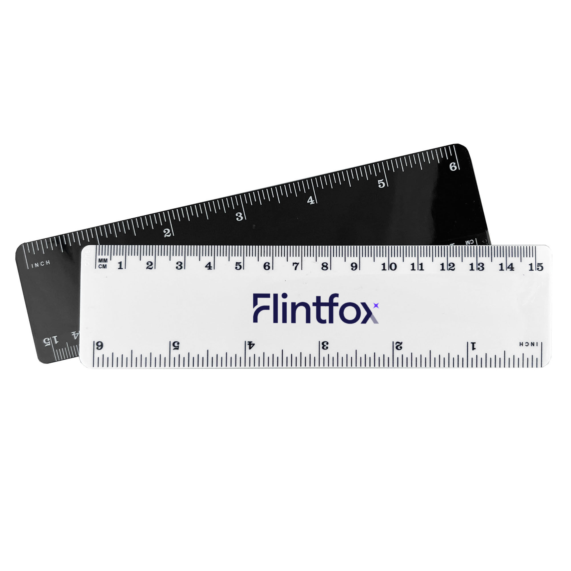 Branded Plastic Ruler 15cm