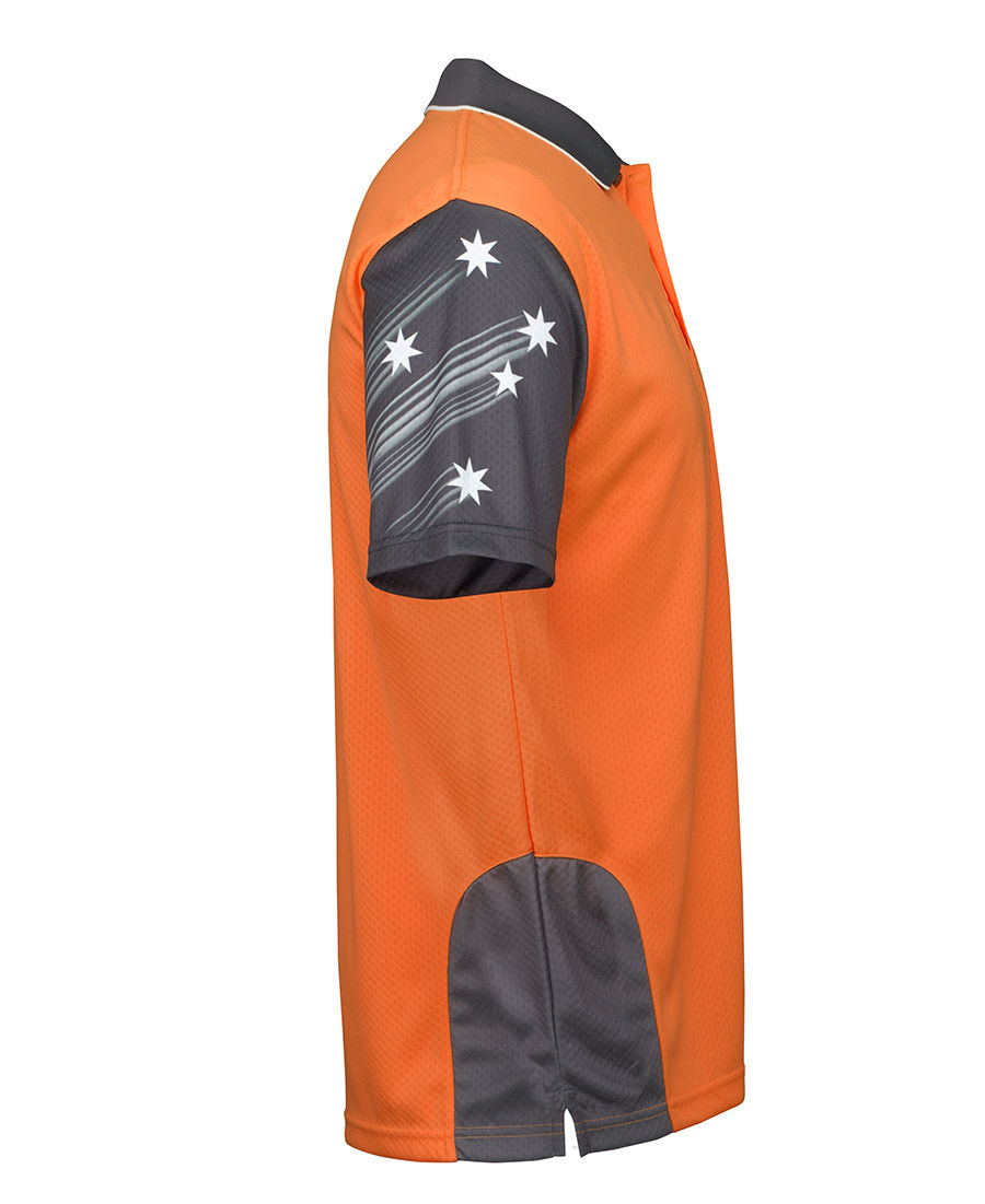 Thumbnail: Branded Hi Vis Short Sleeve Southern Cross Polo
