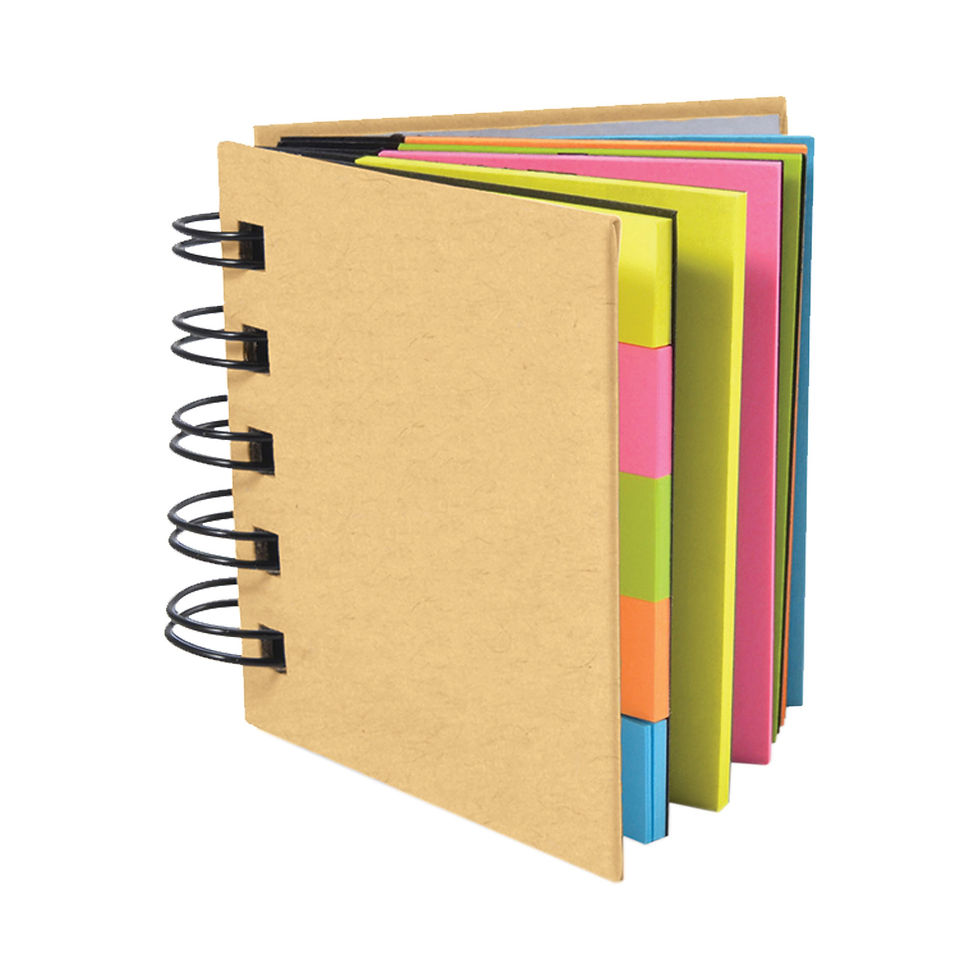 Thumbnail: Branded Spiral Bound Mini Sticky Notepad