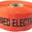 Thumbnail: Metal Detectable Tape DANGER - ELECTRIC CABLES (Orange) 100mm
