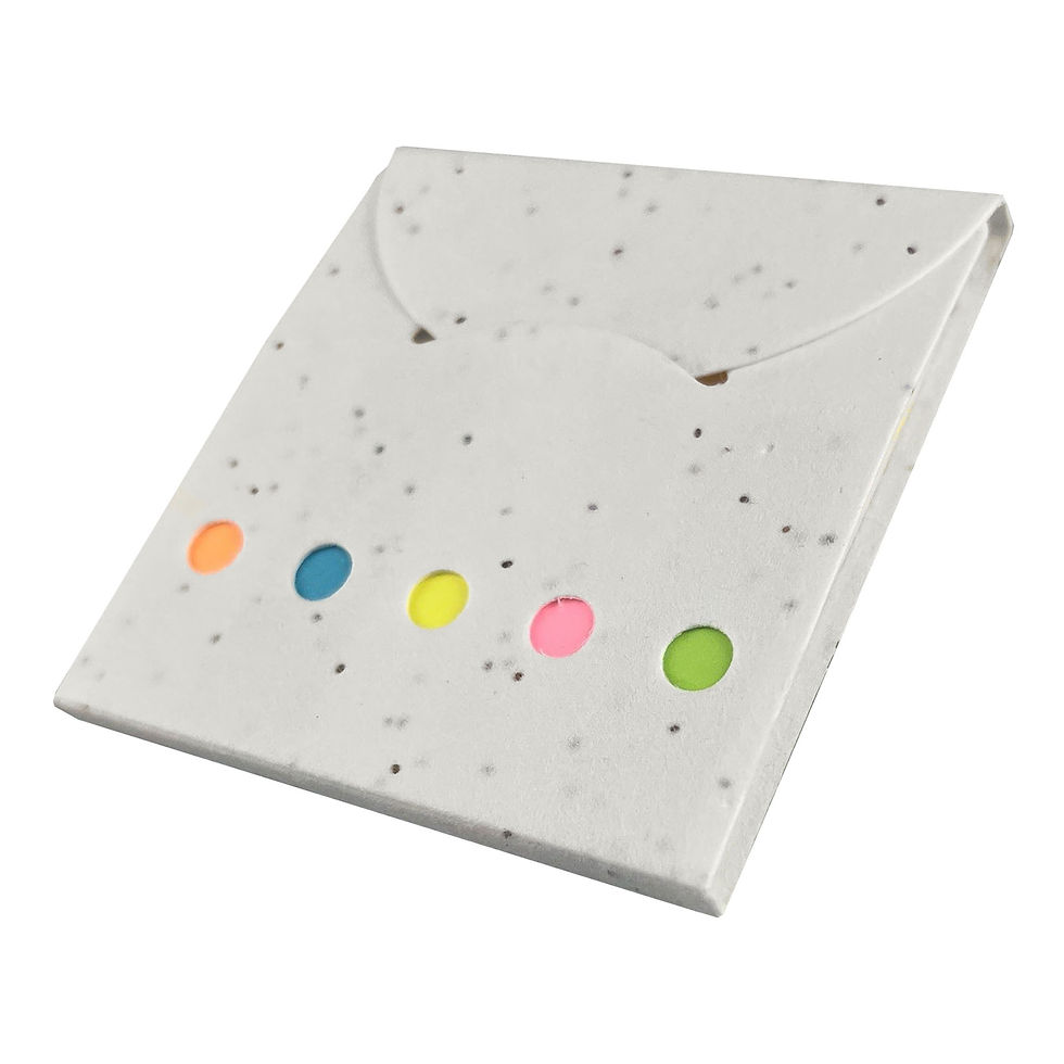 Thumbnail: Branded Daisy Seed Sticky Note Pad