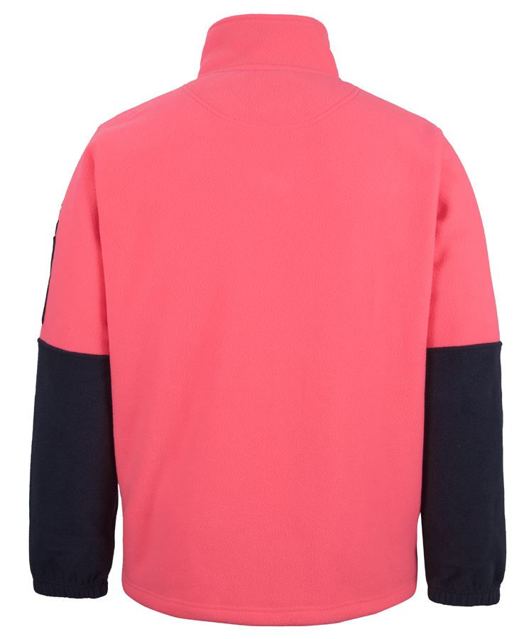 Thumbnail: Branded Hi Vis 1/2 Zip Polar Fleece