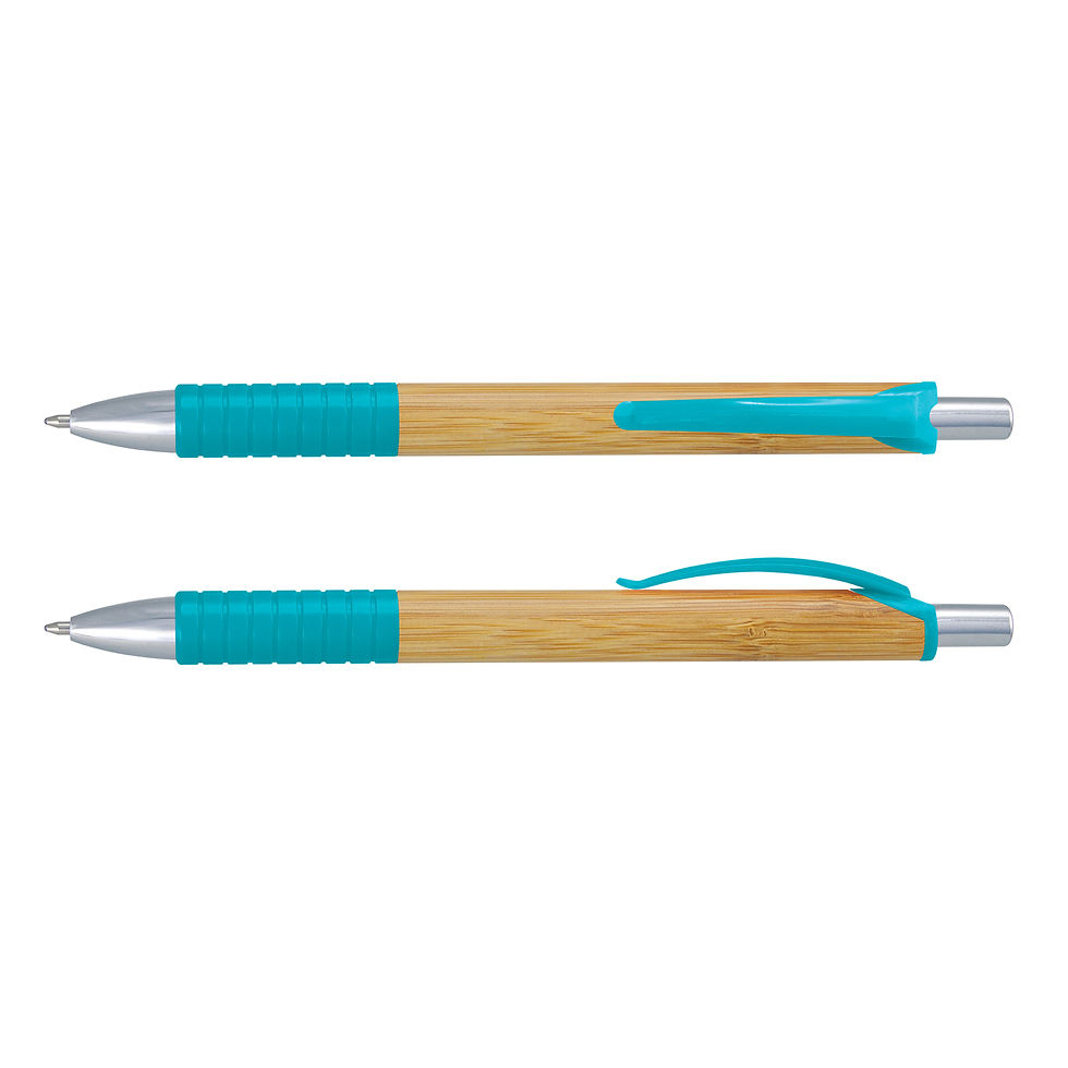 Thumbnail: Branded Retractable Trinity Bamboo Ballpen