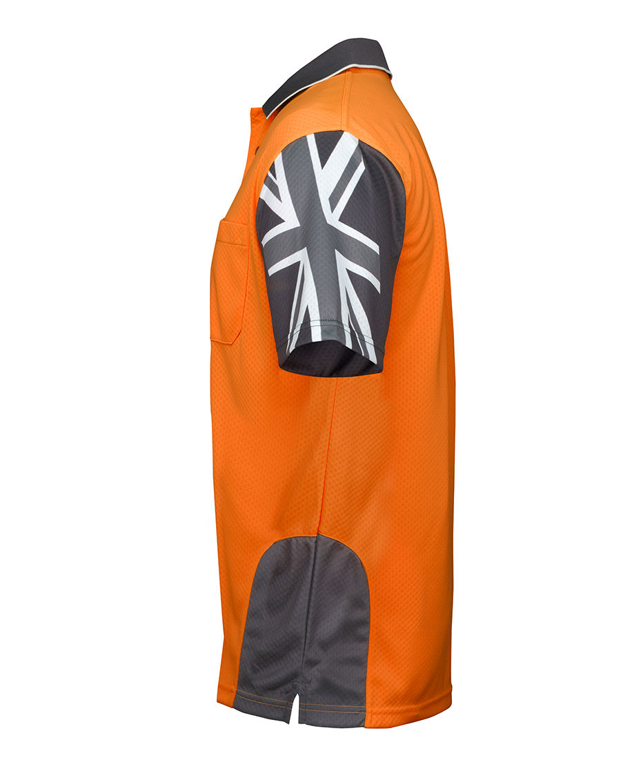 Thumbnail: Branded Hi Vis Short Sleeve Southern Cross Polo