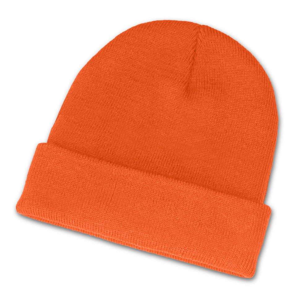 Thumbnail: Branded Knitted Roll-Cuff Beanie