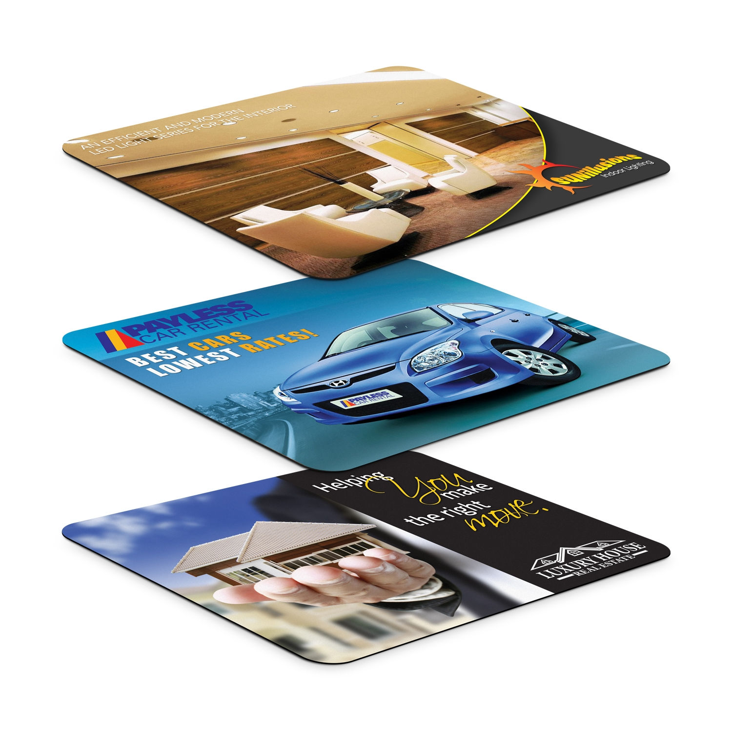 Full Colour Branded 4-in-1 Mouse Mat