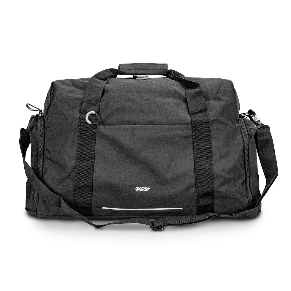 Thumbnail: Branded Swiss Peak RFID Sports Duffle Bag