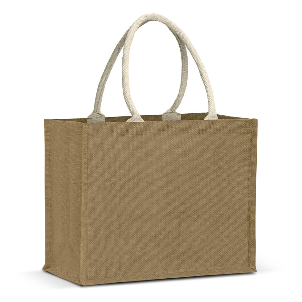 Thumbnail: Branded Starch Jute Tote Bag -29L