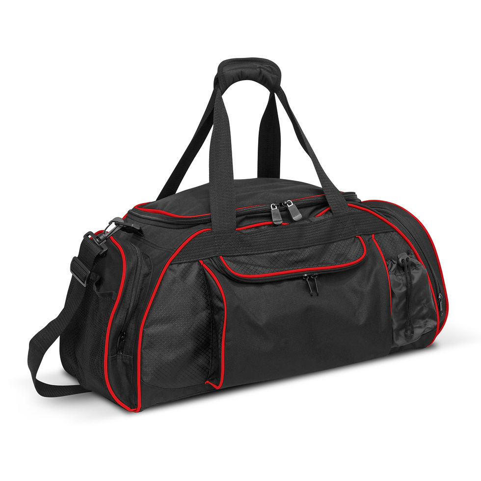 Thumbnail: Branded Large Contoured Sports Duffle Bag