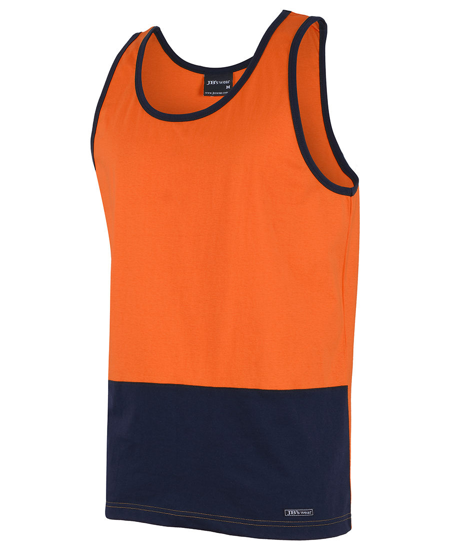 Thumbnail: Branded Hi Vis Cotton Singlet