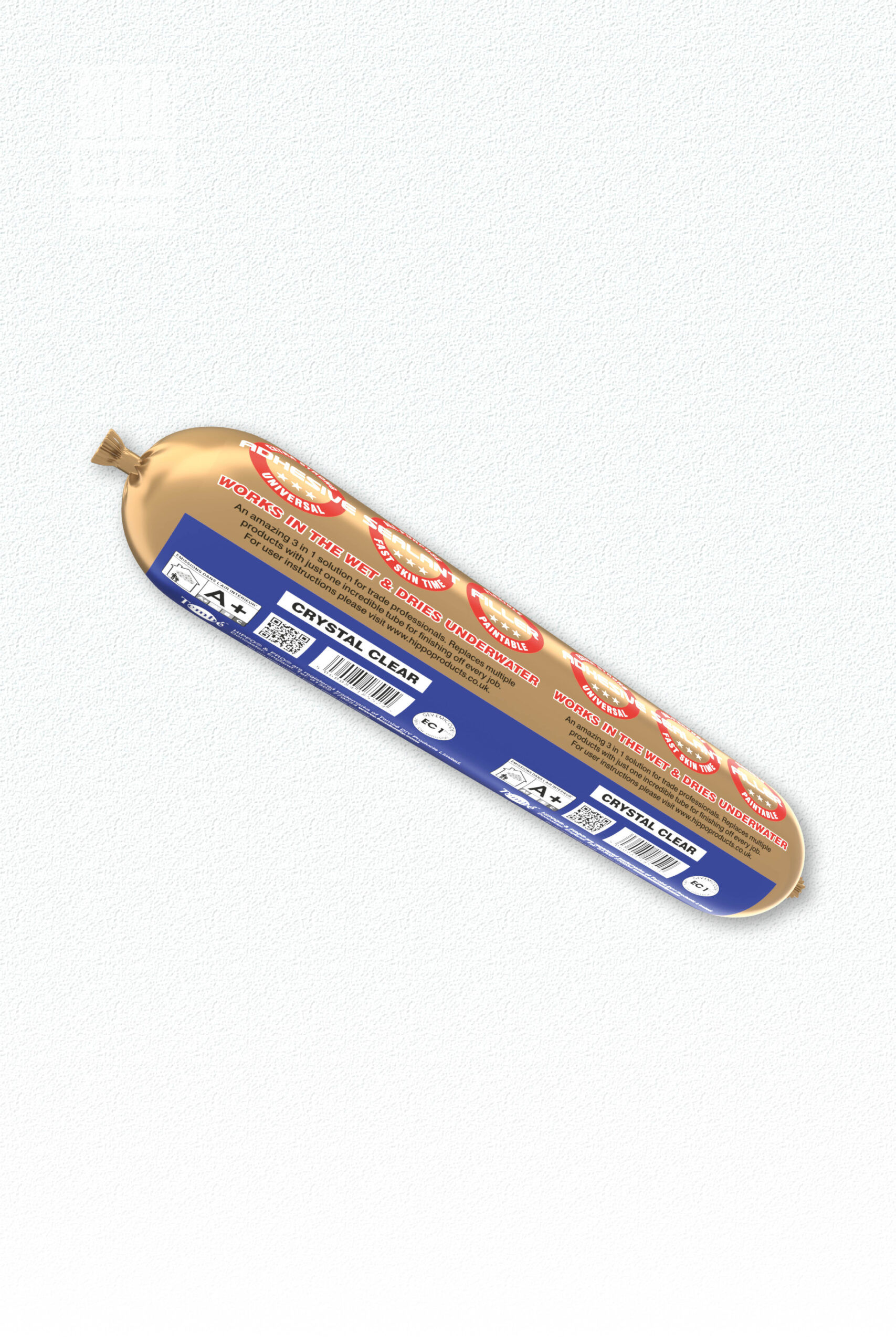 Hippo PRO3 Clear Adhesive Sealant & Filler 400ml ECO-PAC