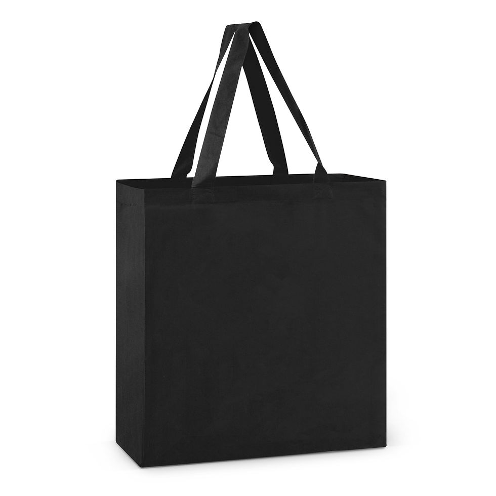 Thumbnail: Branded Large Coloured Cotton Tote Bag