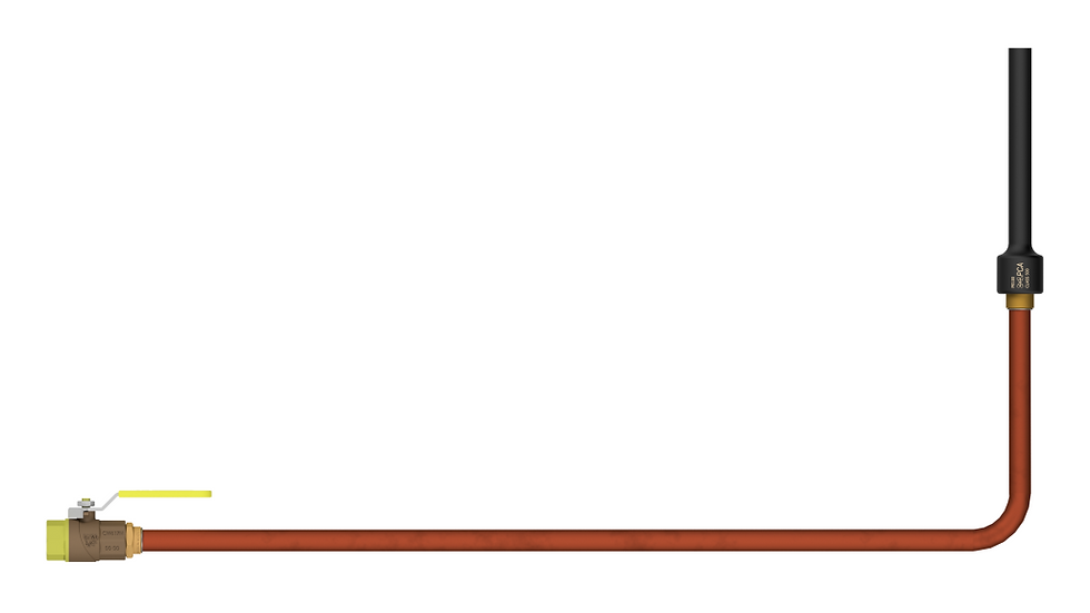 ACU-TECH™ Bent Copper to PE Service Riser