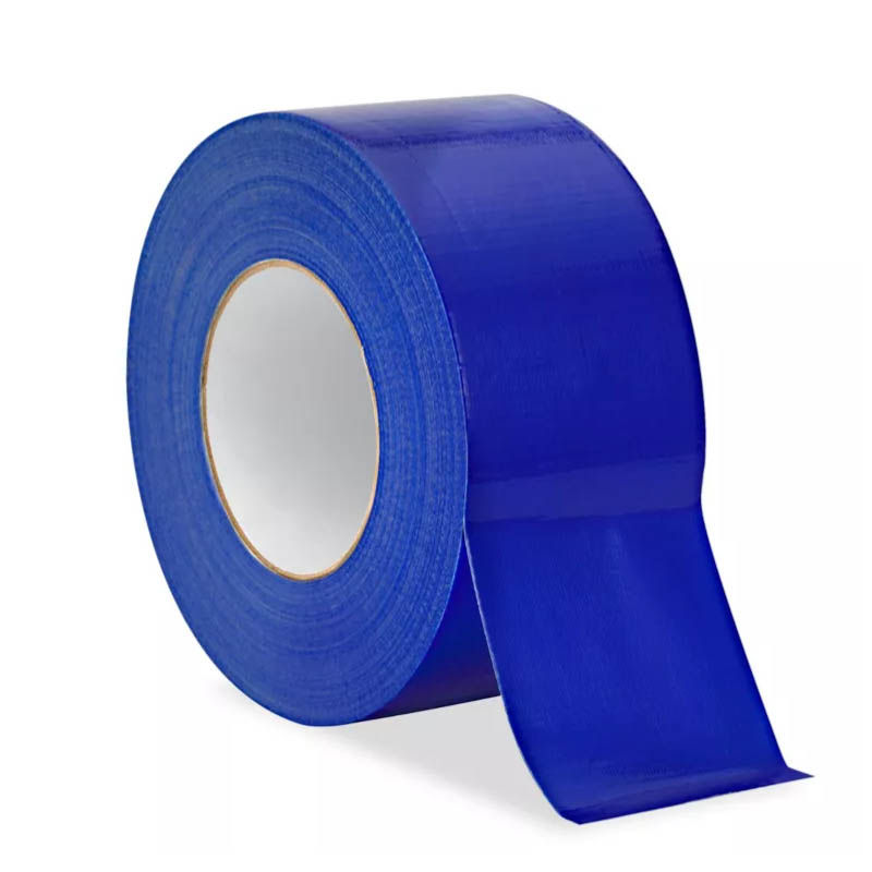 Metal Detectable Tape BLANK Blue 100mm