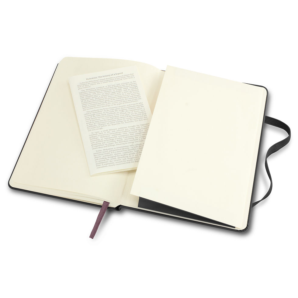 Thumbnail: Branded Moleskine® Classic Hard Cover Notebook - Medium