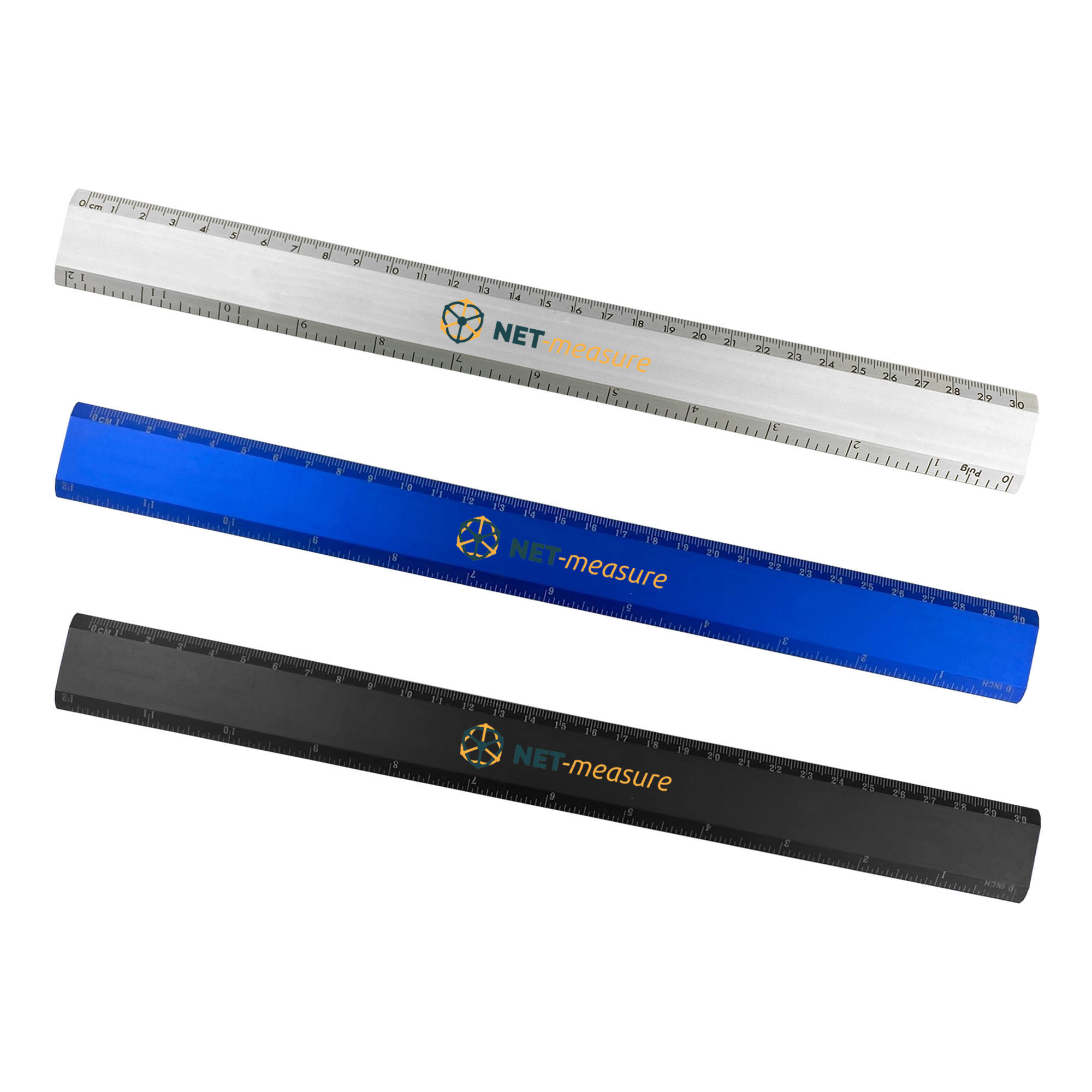 Branded Aluminum Ruler 30cm