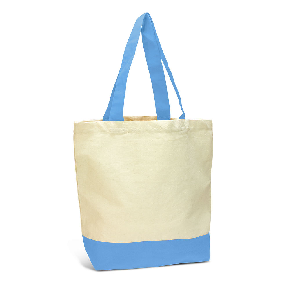 Thumbnail: Branded Coloured Canvas Tote Bag