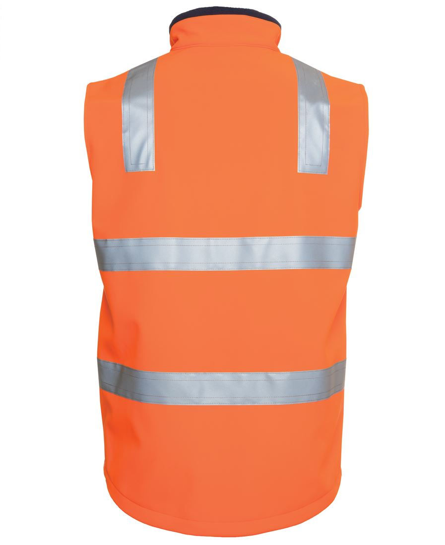 Thumbnail: Branded Hi Vis (D+N) Three Layer Softshell Gilet