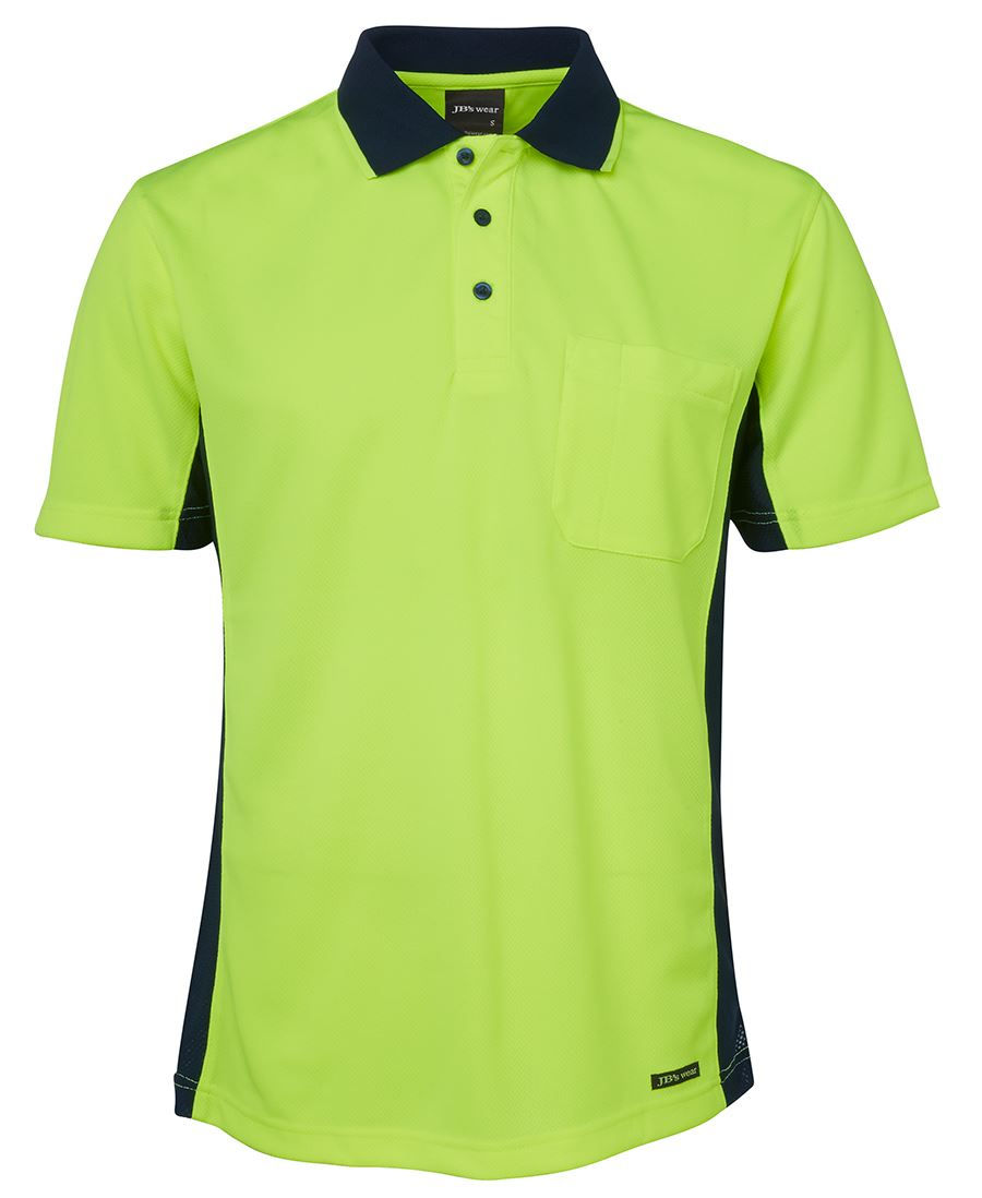 Thumbnail: Branded Hi Vis Short Sleeve Sport Polo