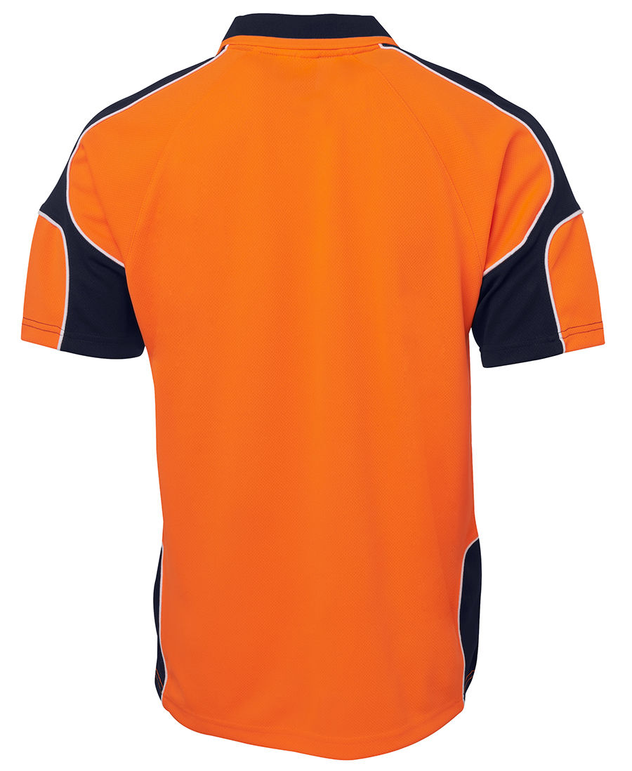 Thumbnail: Branded Hi Vis Short Sleeve Arm Panel Polo