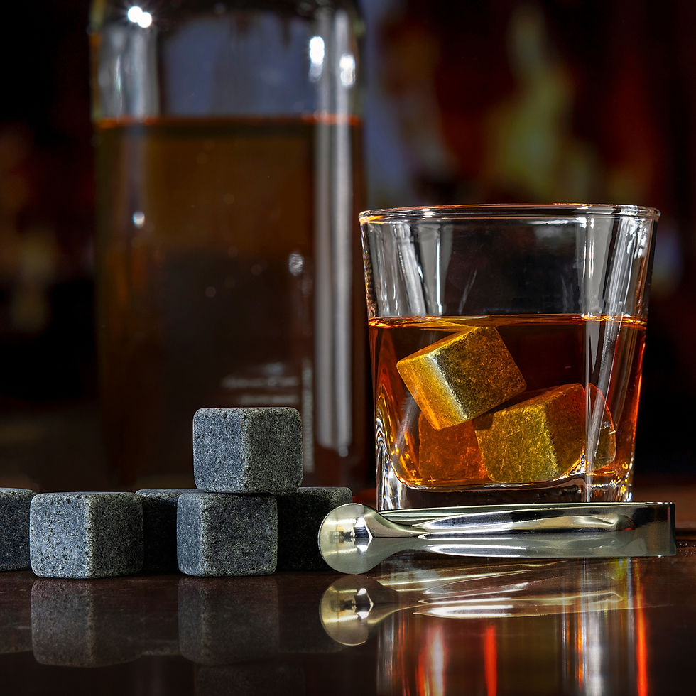 Thumbnail: Branded Whiskey Stone Gift Set