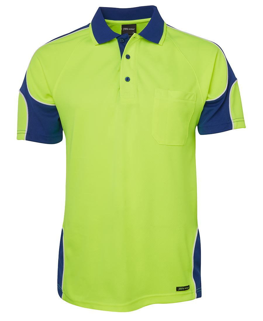 Thumbnail: Branded Hi Vis Short Sleeve Arm Panel Polo