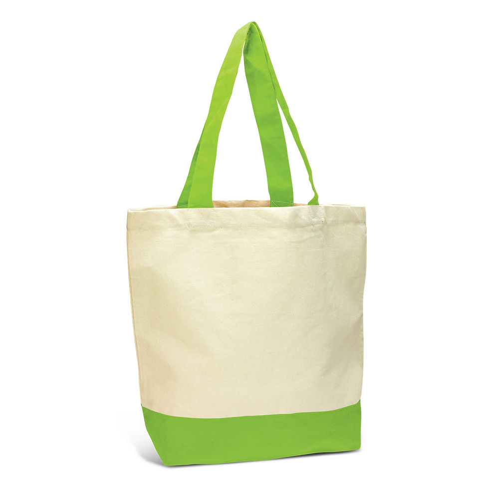 Thumbnail: Branded Coloured Canvas Tote Bag