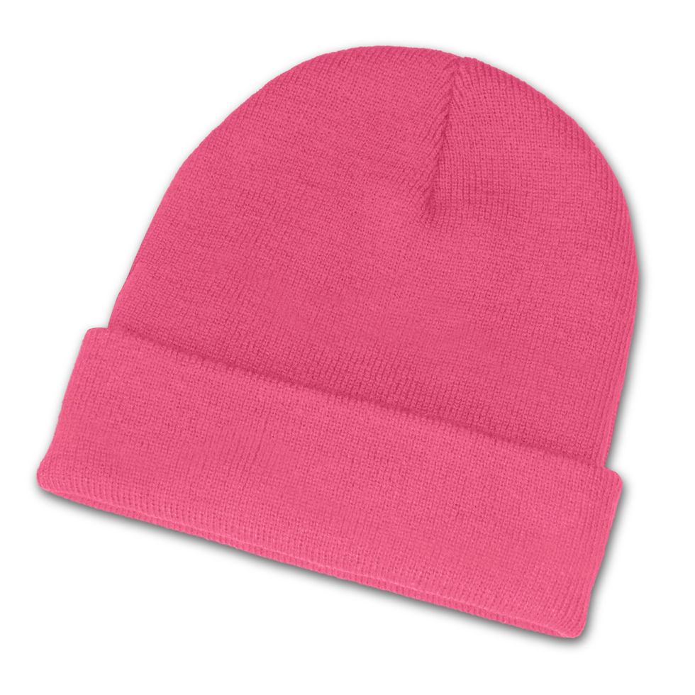 Thumbnail: Branded Knitted Roll-Cuff Beanie