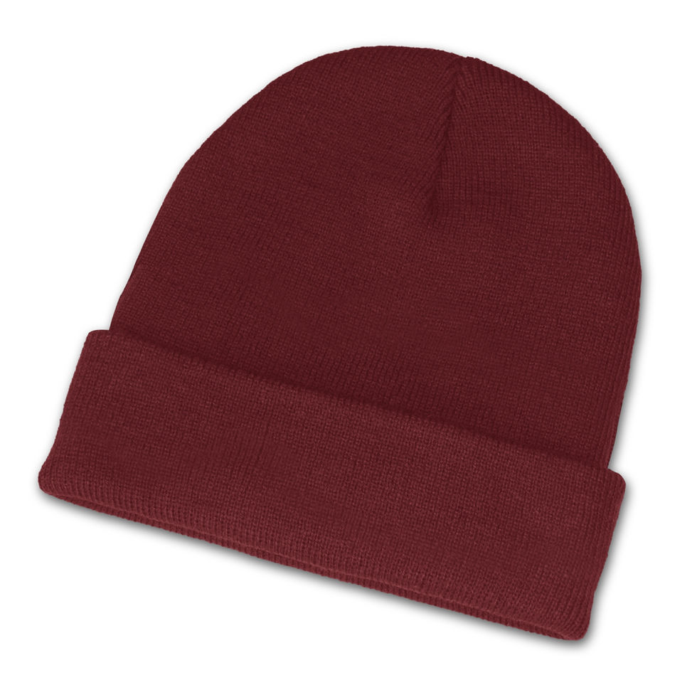 Thumbnail: Branded Knitted Roll-Cuff Beanie