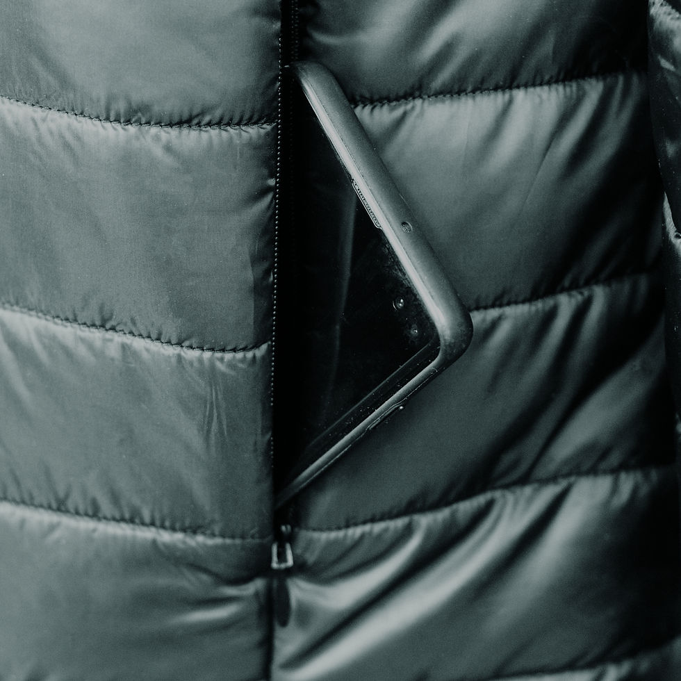 Thumbnail: Frazer Mens Puffer Jacket made with 100% GRS certified recycled polyester