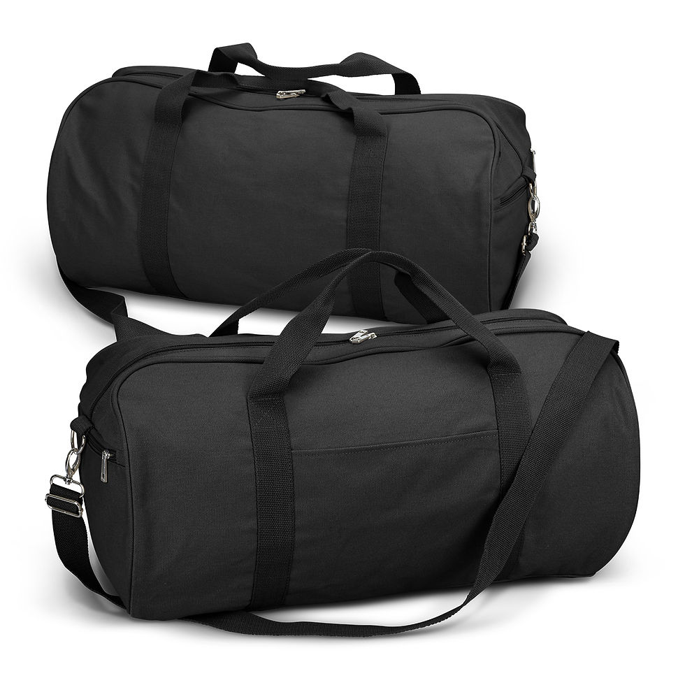 Thumbnail: Branded Canvas Duffle Bag