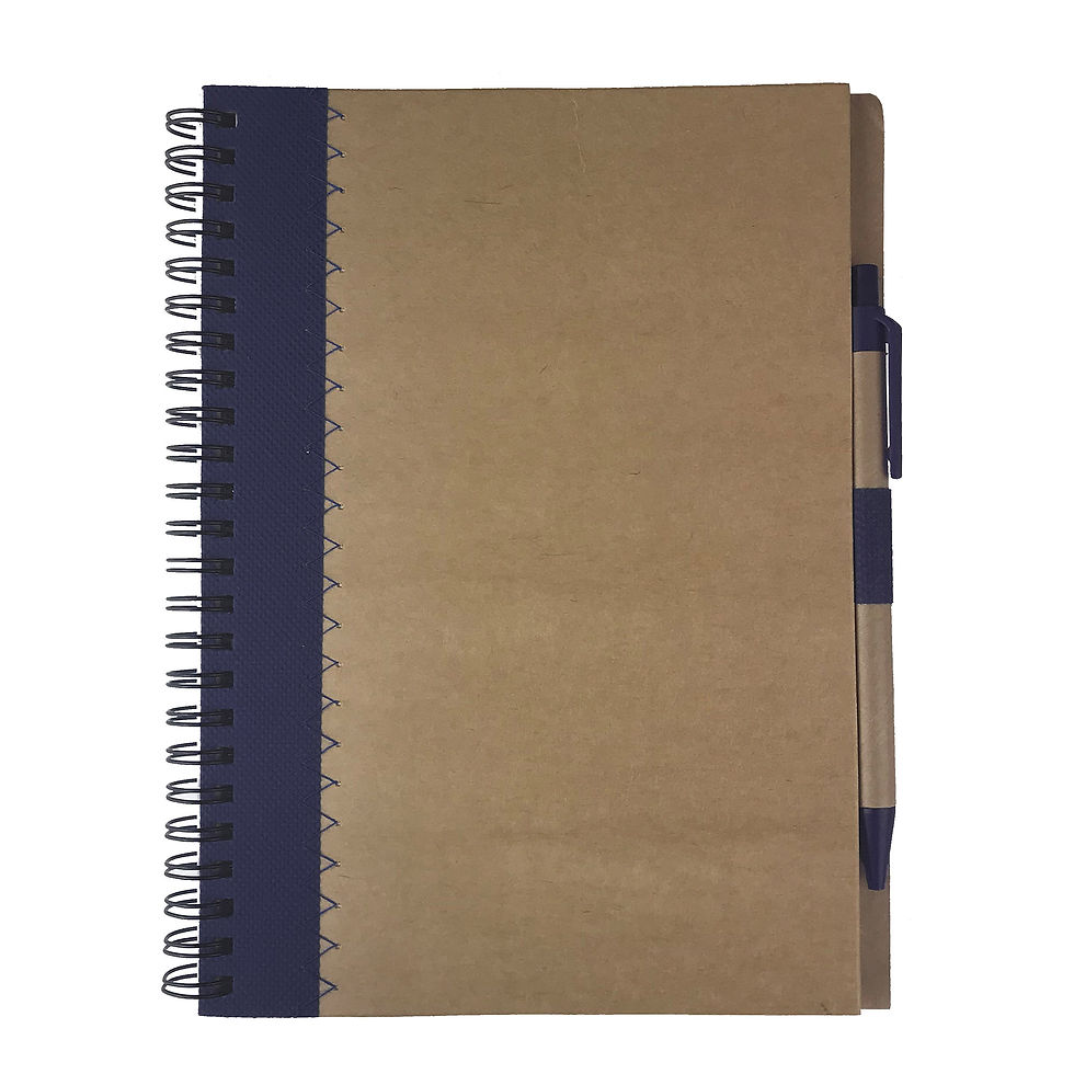 Thumbnail: Branded A5 Recycled Paper Notebook & Pen